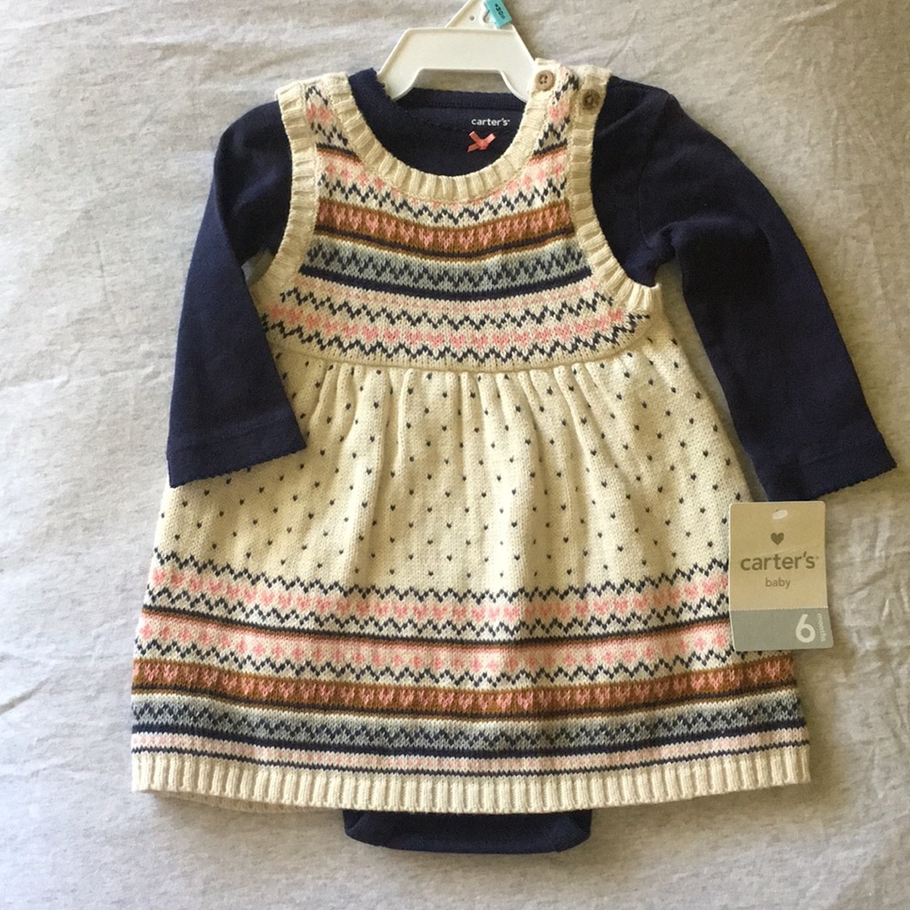 NWT Navy Onesie With Sweater Jumper (BAG 8)